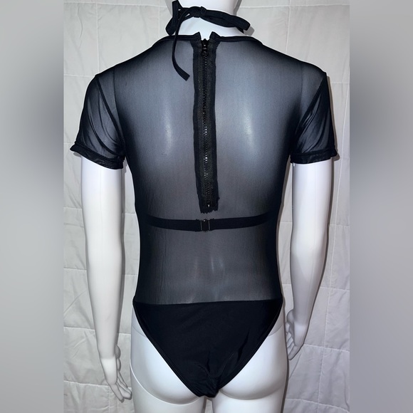 Matte Collection Sheer One-piece Swimsuit - Picture 2 of 2